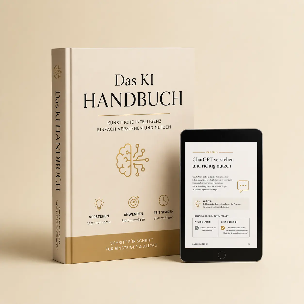 Das KI Handbuch als Buch und E-Book